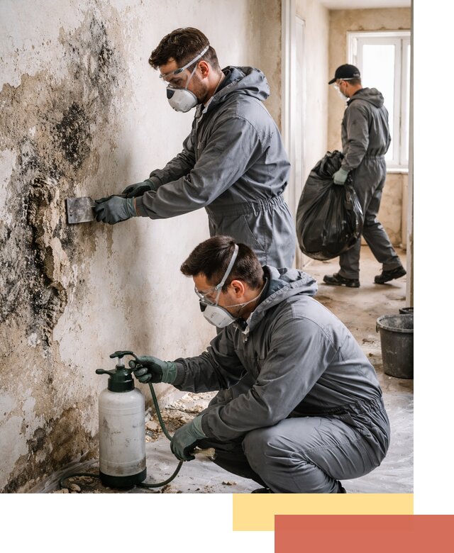 Удаление плесени со стен профессионально в Тейково