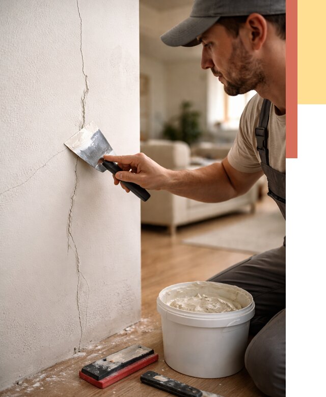 Заделка трещин и сколов в Тейково от 2664 руб. — быстро и недорого | ОТДЕЛОЧНИК-Ткв