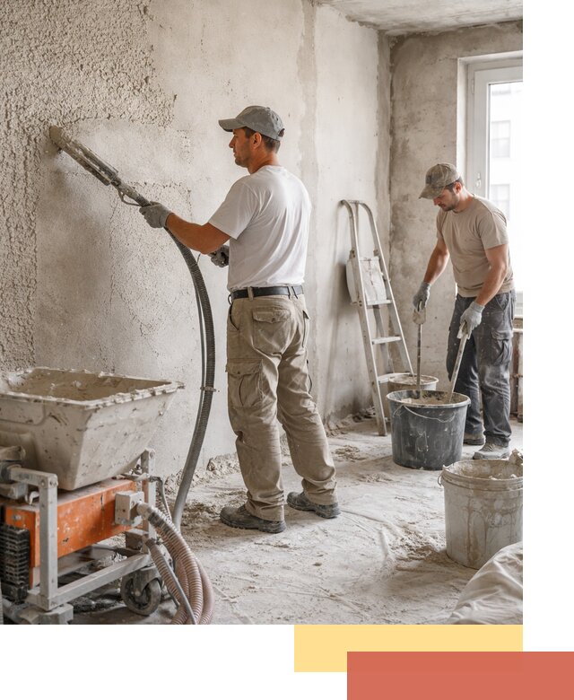 Машинная штукатурка стен в Тейково — быстро и качественно