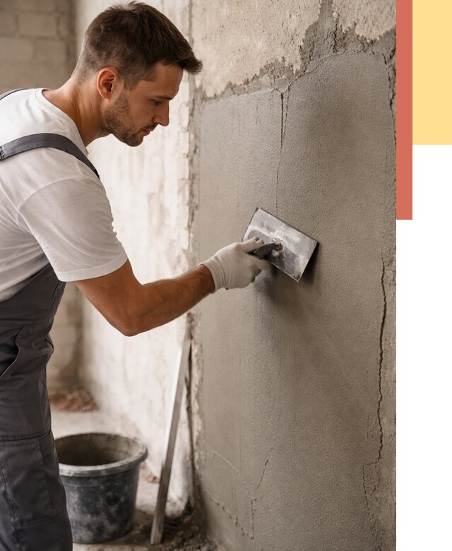 Штукатурка стен под плитку в Тейково от 4567 руб./м2 — выравнивание под плитку | ОТДЕЛОЧНИК-Ткв