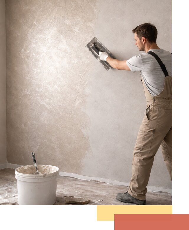 Декоративная штукатурка «Мокрый шелк» под ключ в Тейково