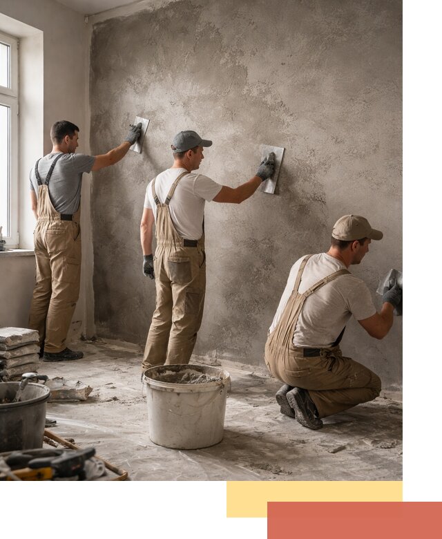 Декоративная штукатурка под бетон в Тейково для стен и потолков