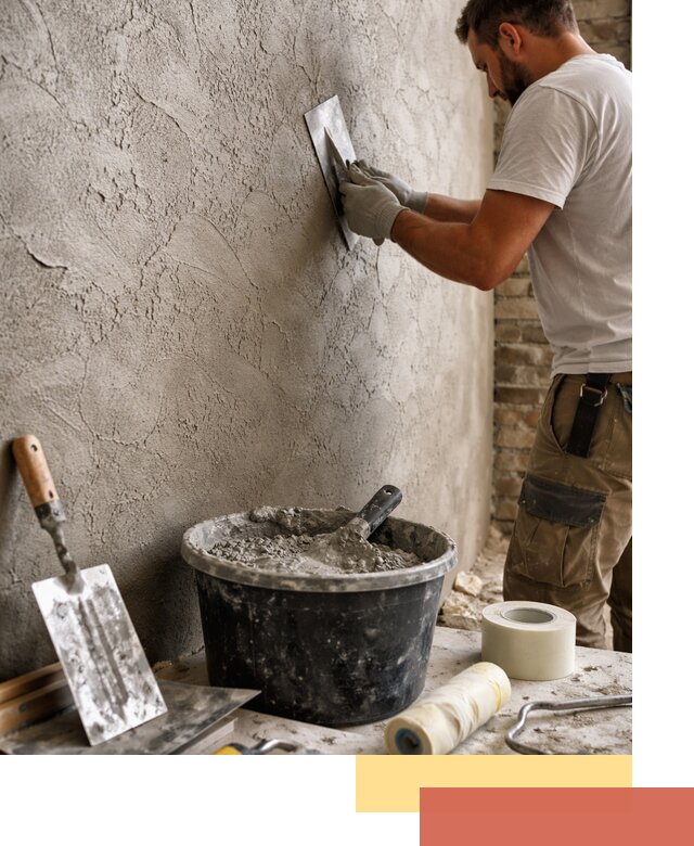 Декоративная штукатурка лофт в Тейково — отделка стен и потолков