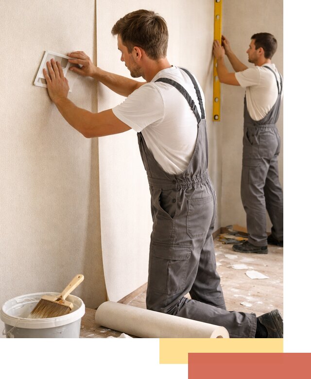 Поклейка бумажных обоев в Тейково качественно и недорого