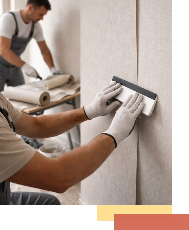 Поклейка обоев под покраску в Тейково профессионально и быстро