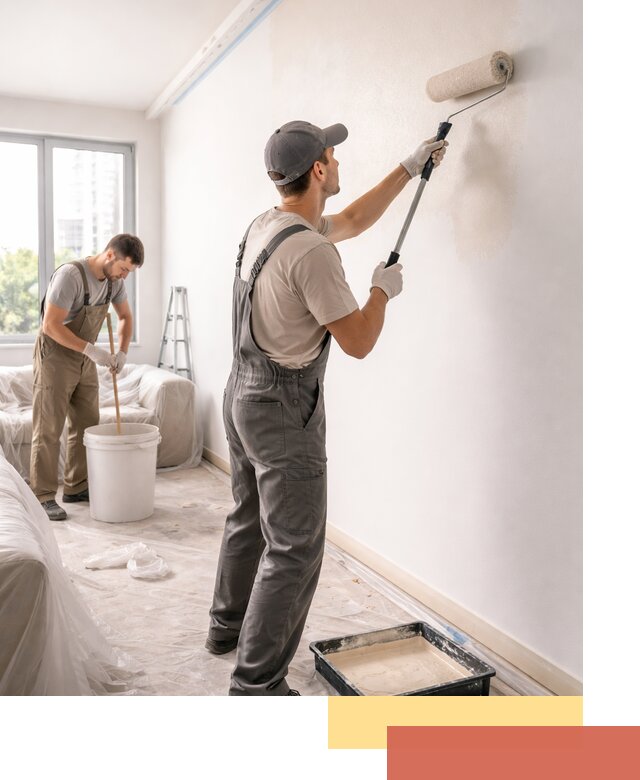 Покраска стен в офисе в Тейково — быстрый и качественный ремонт