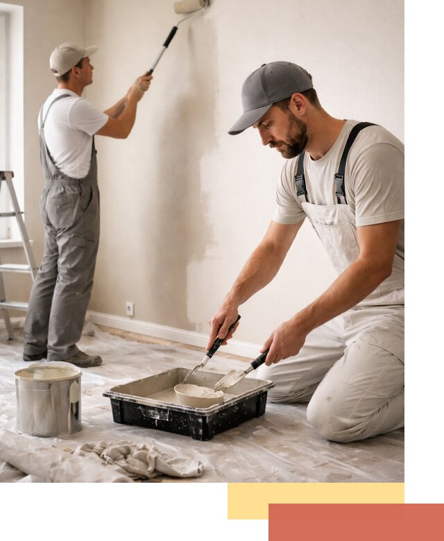 Покраска стен в квартире в Тейково — профессионально и аккуратно