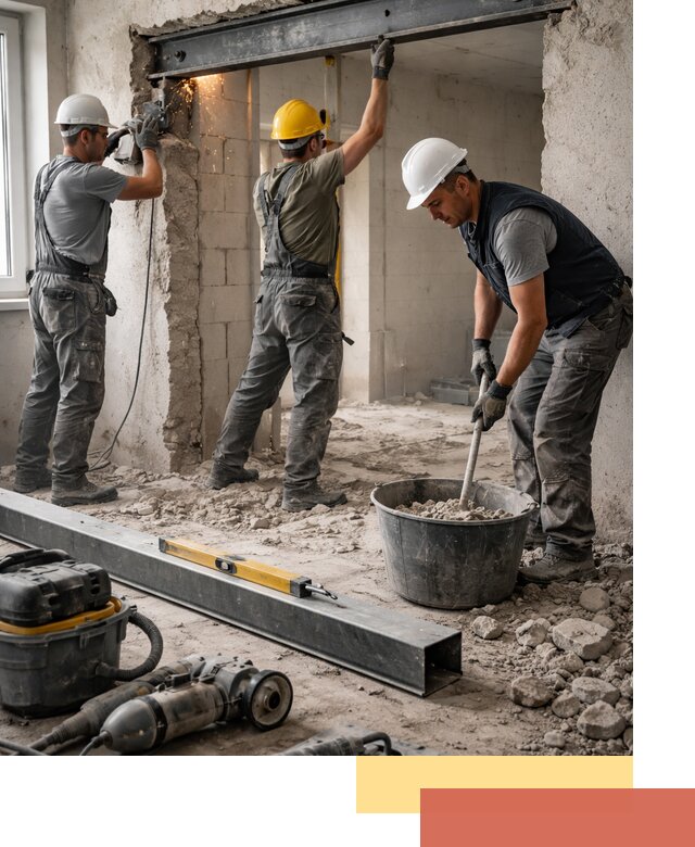 Создание проемов в стенах и несущих конструкциях в Тейково