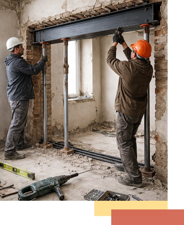 Усиление проема в стене в Тейково для расширения и безопасности