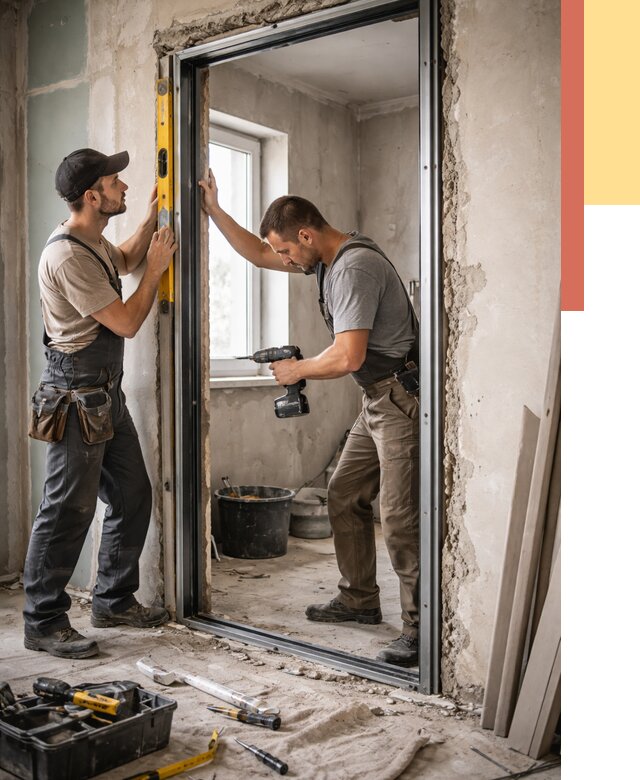 Закладка дверного проема в Тейково от 3806 руб. — быстро и недорого | ОТДЕЛОЧНИК-Ткв