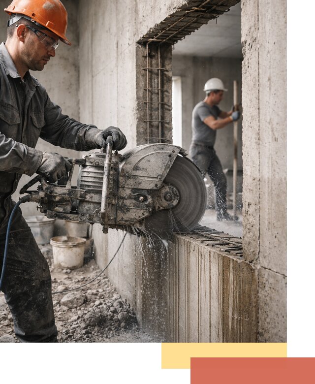 Алмазная резка проемов в Тейково быстро и точно