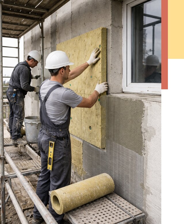 Утепление стен в Тейково от 4675 руб. под ключ — быстро и недорого | ОТДЕЛОЧНИК-Ткв