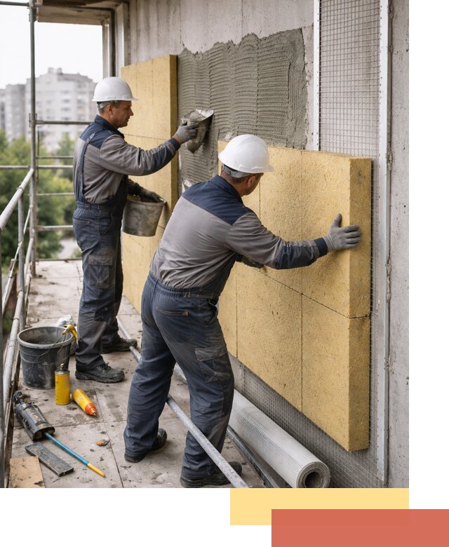 Утепление стен зданий и домов в Тейково качественно и надежно