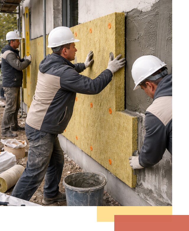 Утепление стен минватой в Тейково — тепло и звукоизоляция