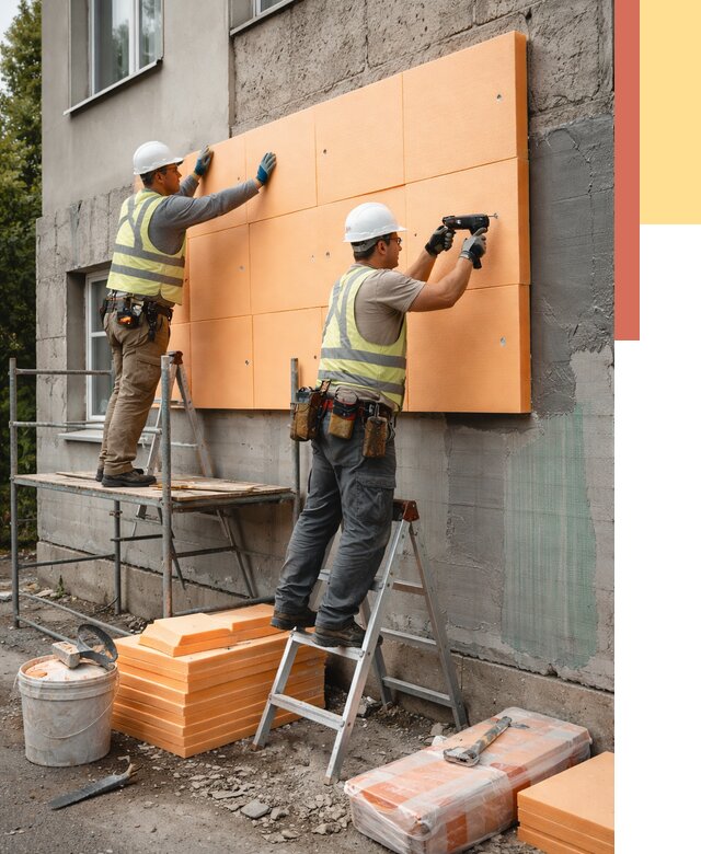 Утепление стен пеноплексом в Тейково от 2012 руб./м2 — быстро и недорого | ОТДЕЛОЧНИК-Ткв