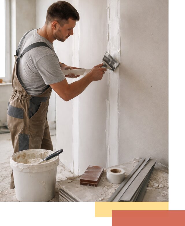 Шпаклевка перегородок из гипсокартона в Тейково качественно и быстро