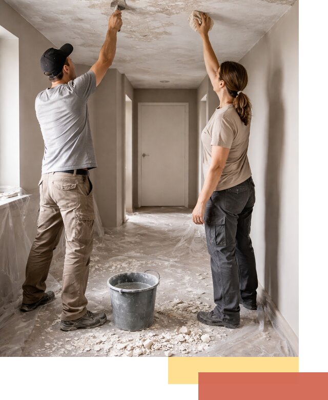 Удаление побелки с потолка в Тейково — быстро и аккуратно