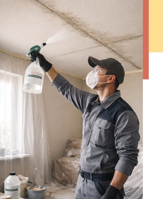 Антисептическая обработка потолка в Тейково от 2718 руб. | ОТДЕЛОЧНИК-Ткв