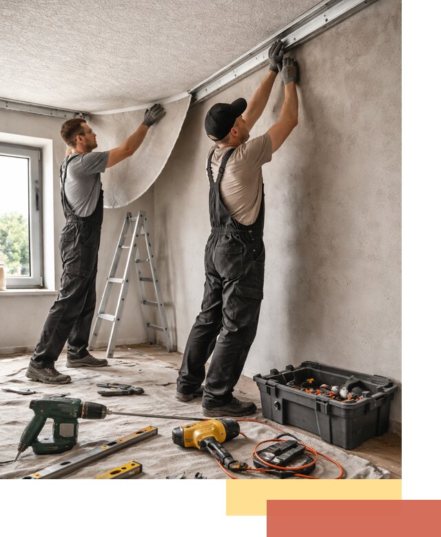 Монтаж фактурного натяжного потолка в Тейково качественно и быстро