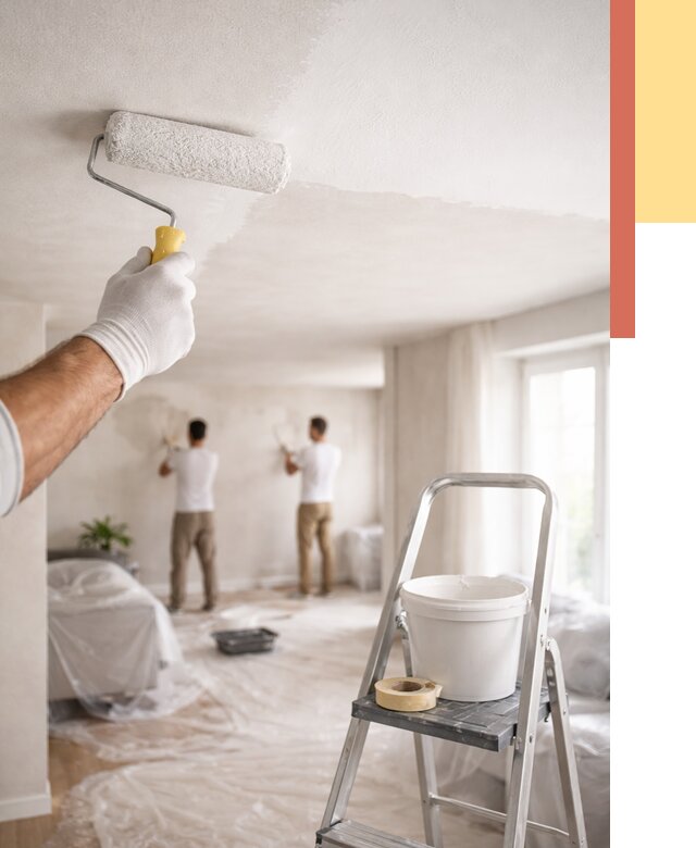 Покраска потолка акриловой краской в Тейково от 2718 руб. | ОТДЕЛОЧНИК-Ткв