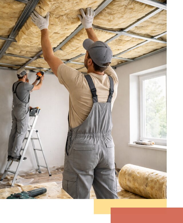 Утепление потолка под ключ в Тейково качественно и быстро