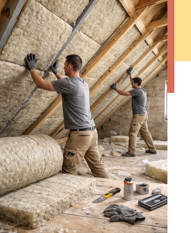 Утепление потолка минватой в Тейково от 1577 руб. — быстро и недорого | ОТДЕЛОЧНИК-Ткв