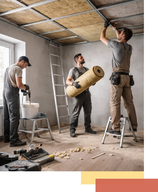 Шумоизоляция потолка в Тейково: профессиональный монтаж и отделка